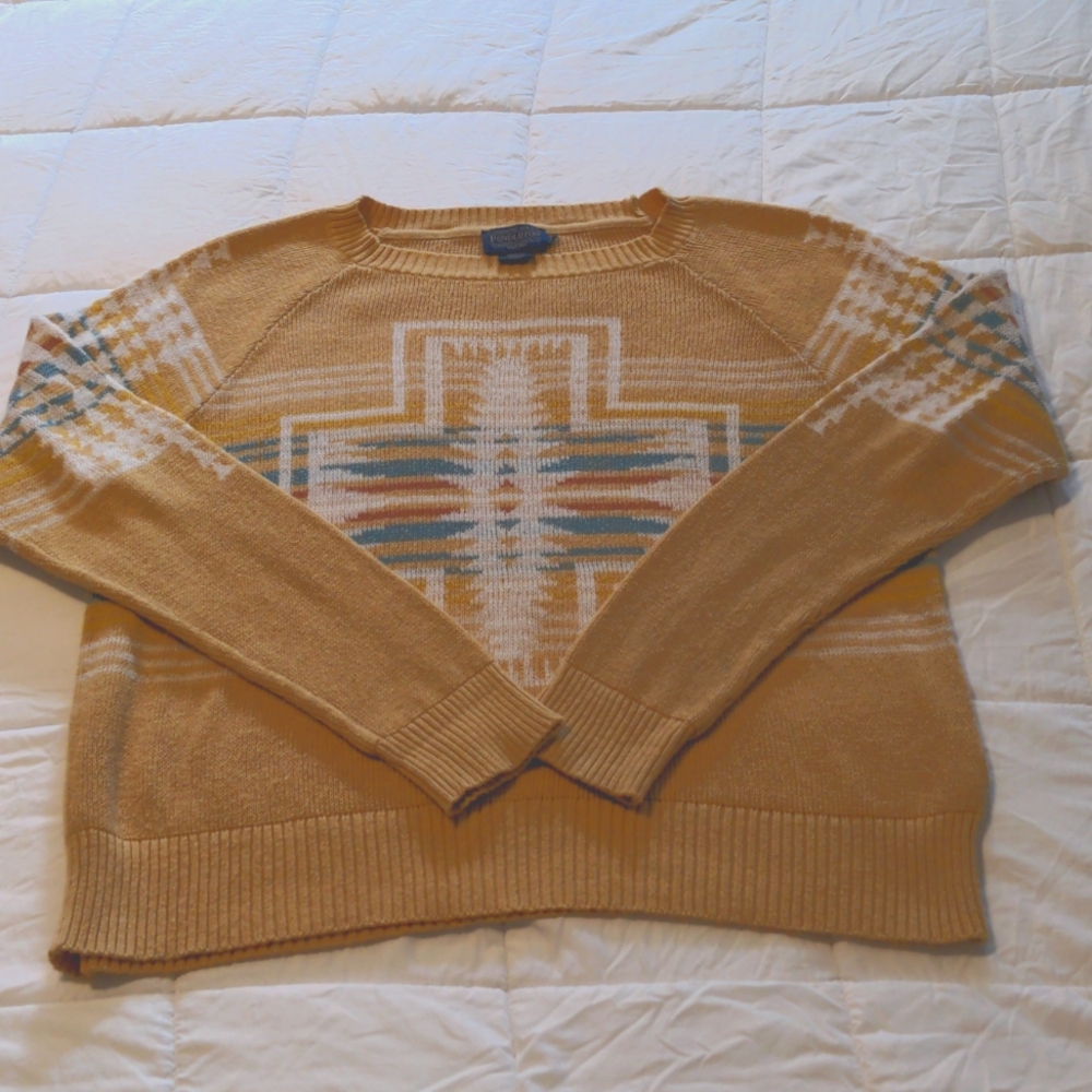PENDELTON SWEATER AZTEC DESIGN